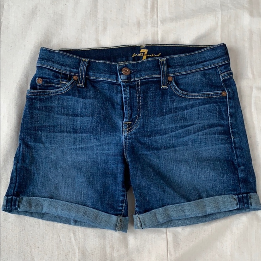 7 for All Mankind Washed Shorts